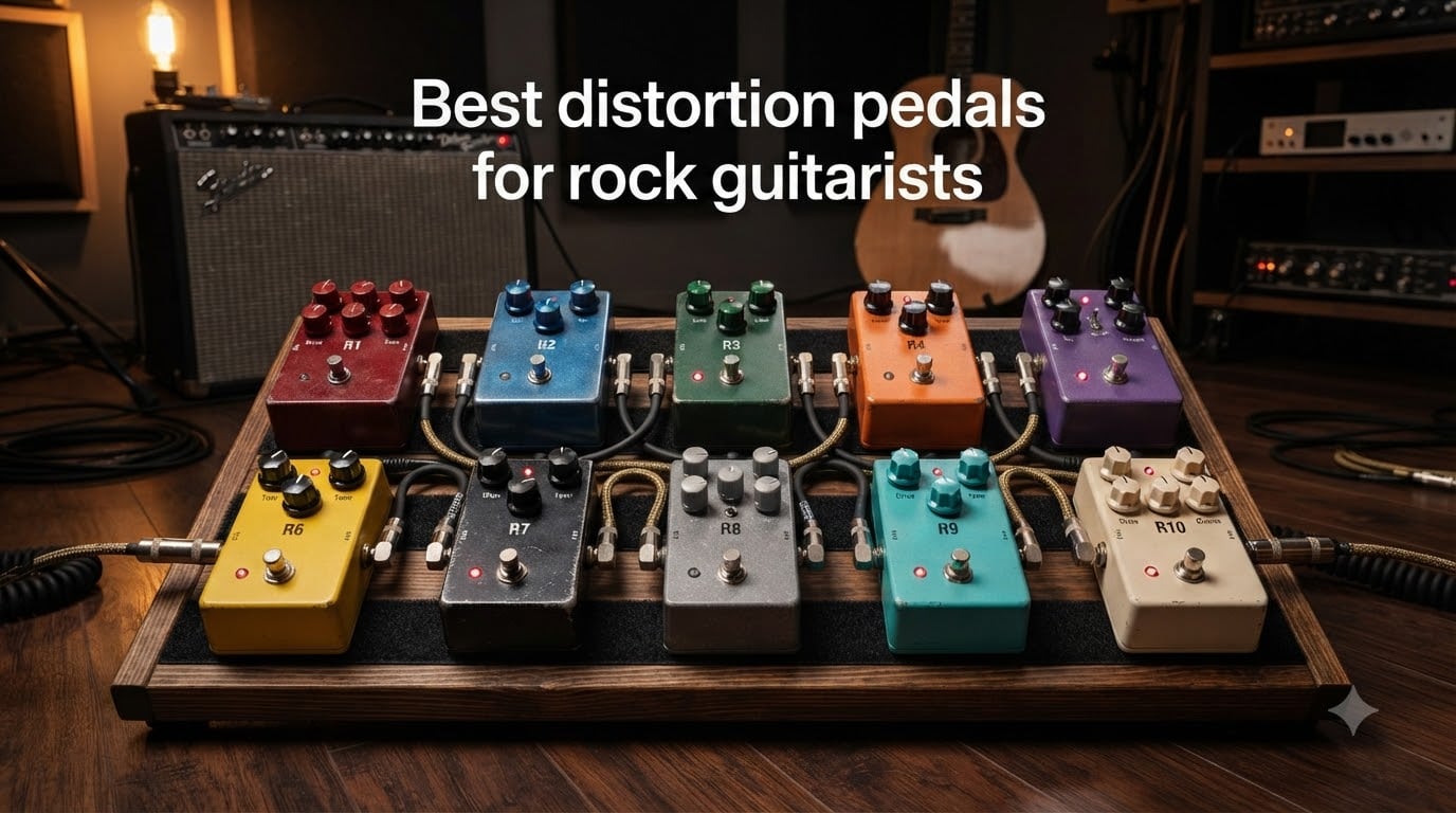 Best distortion pedals for rock guitarists