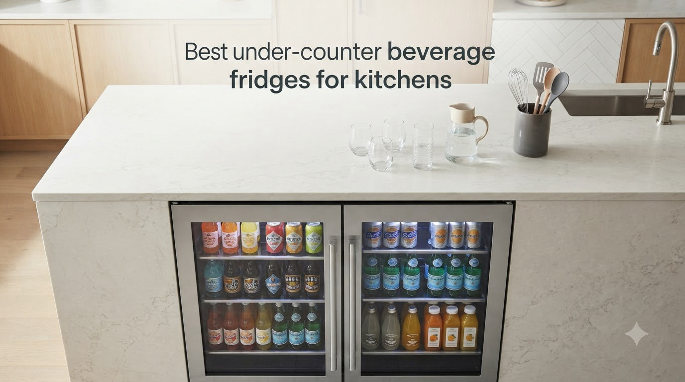 Best under-counter beverage fridges for kitchens