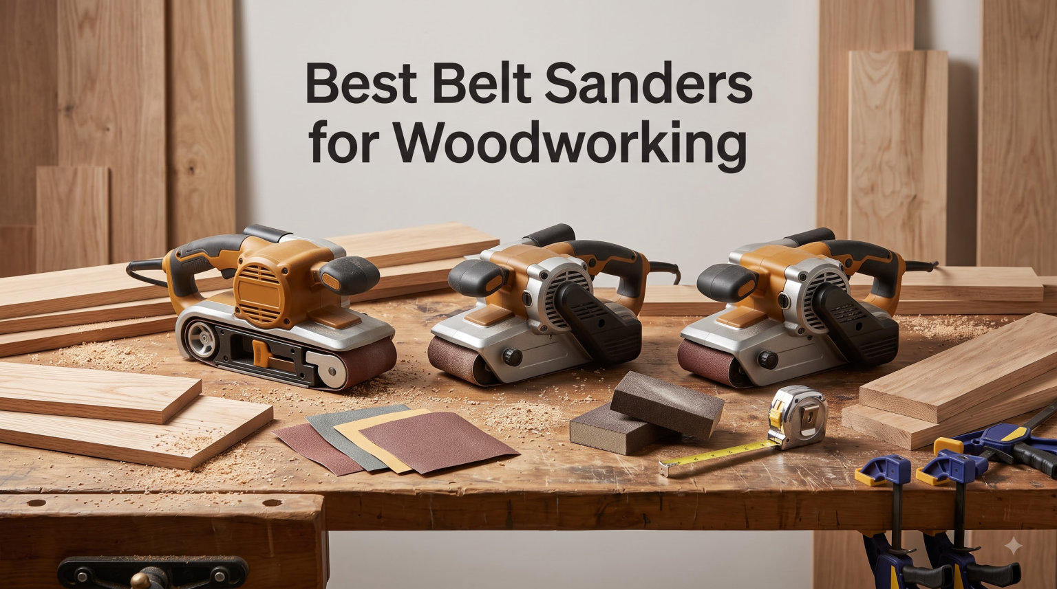 Best Belt Sanders for Woodworking
