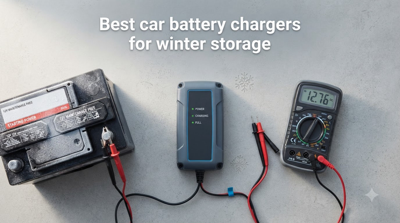 Best car battery chargers for winter storage