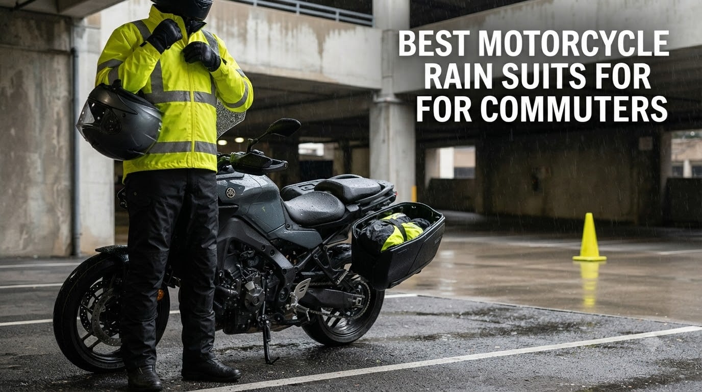Best motorcycle rain suits for commuters