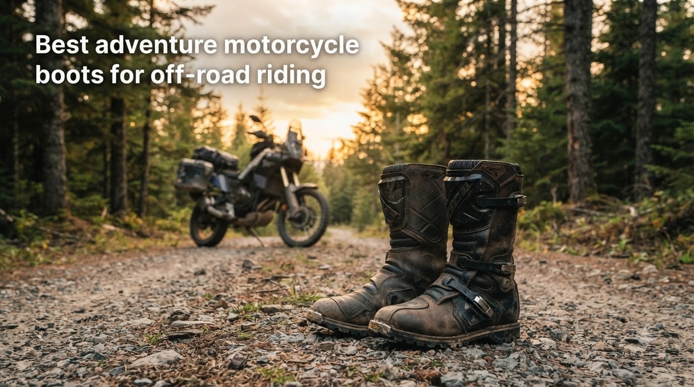 Best adventure motorcycle boots for off-road riding