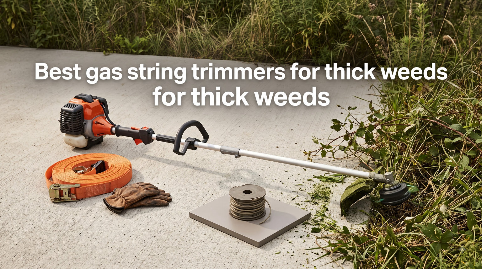 Best gas string trimmers for thick weeds