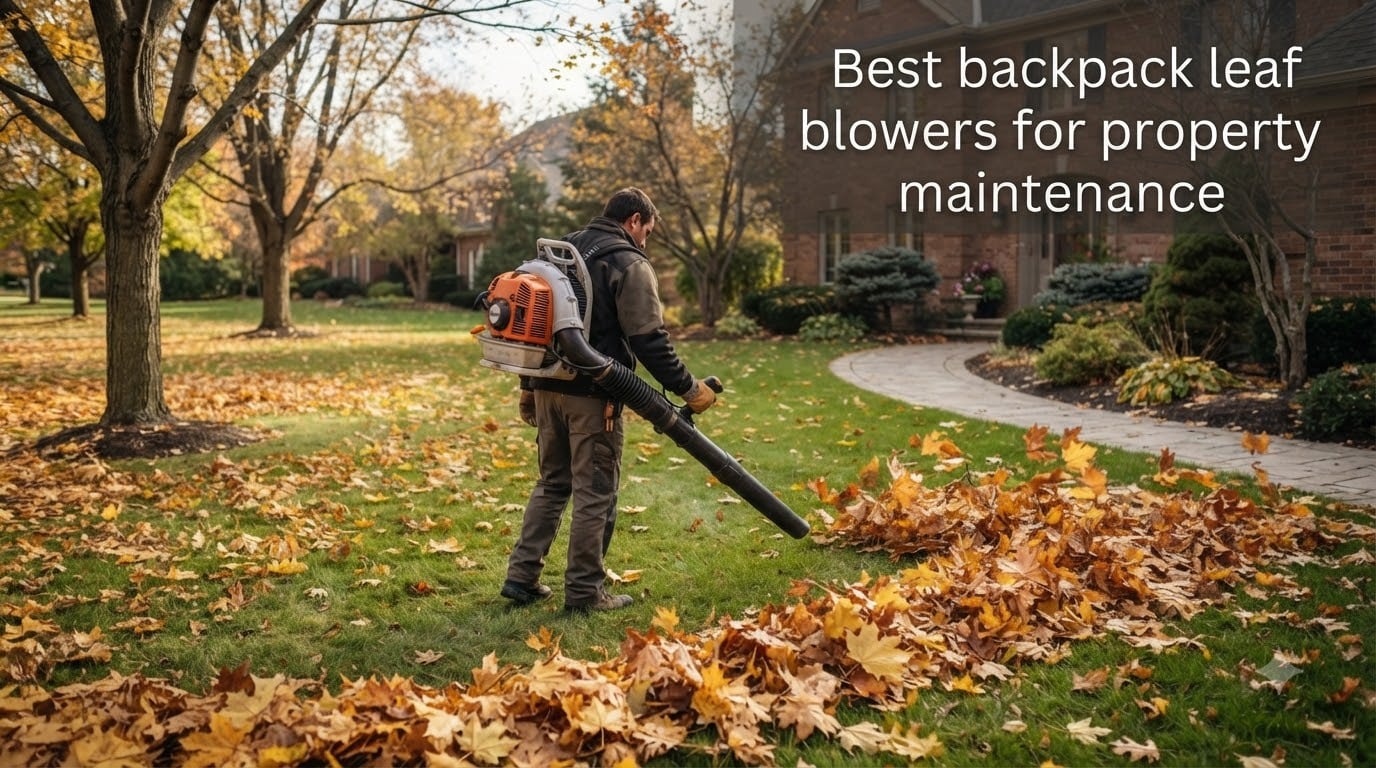 Best backpack leaf blowers for property maintenance