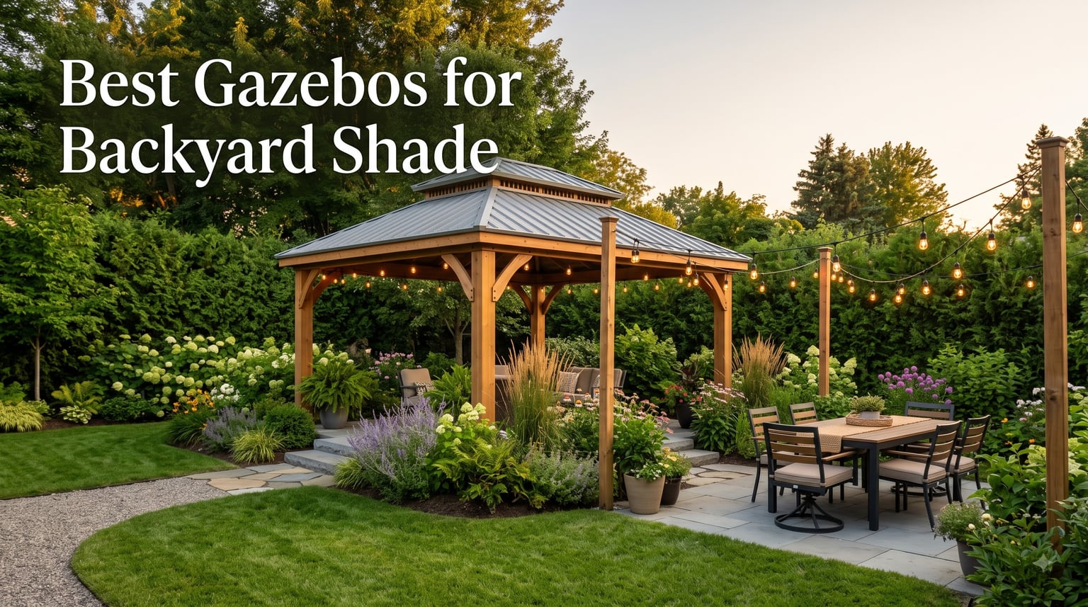 Best Gazebos for Backyard Shade