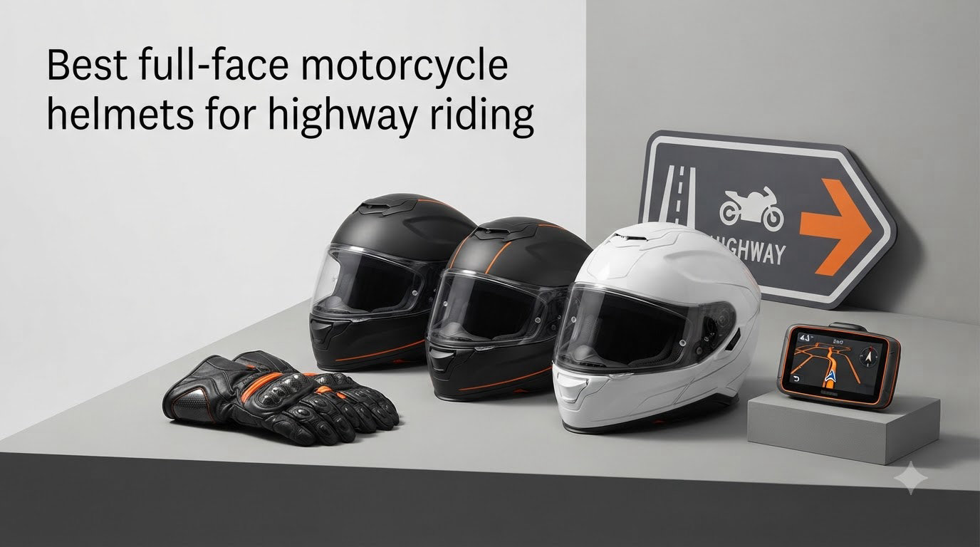 Best full-face motorcycle helmets for highway riding