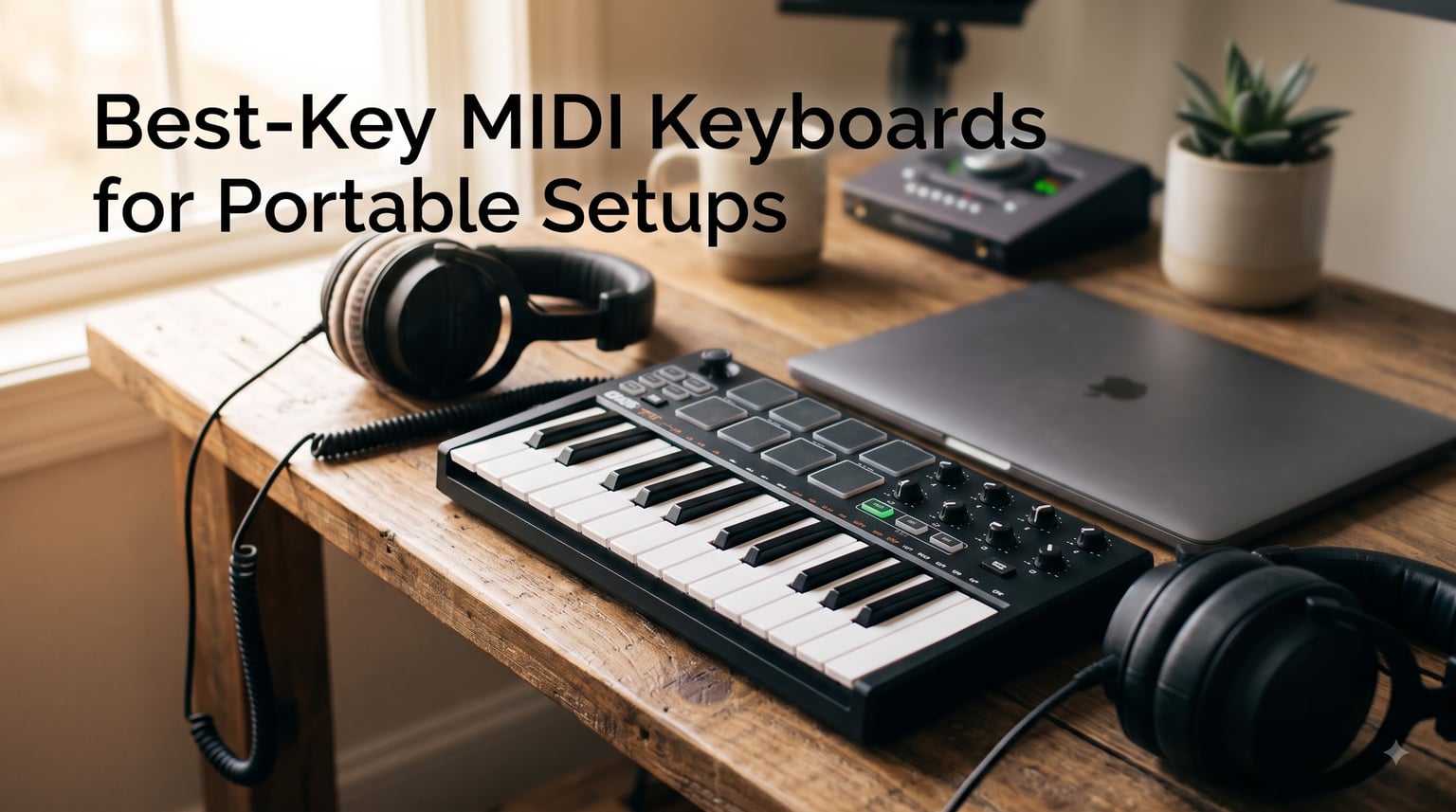 Best 25-Key MIDI Keyboards for Portable Setups