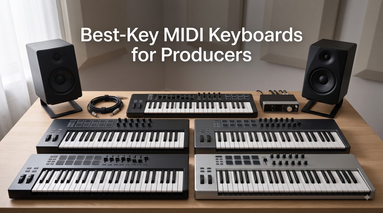 Best 61-Key MIDI Keyboards for Producers