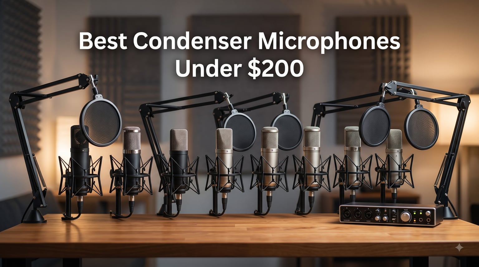 Best Condenser Microphones Under $200