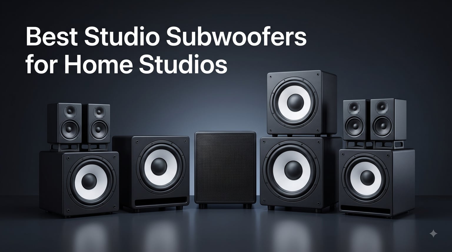 Best Studio Subwoofers for Home Studios