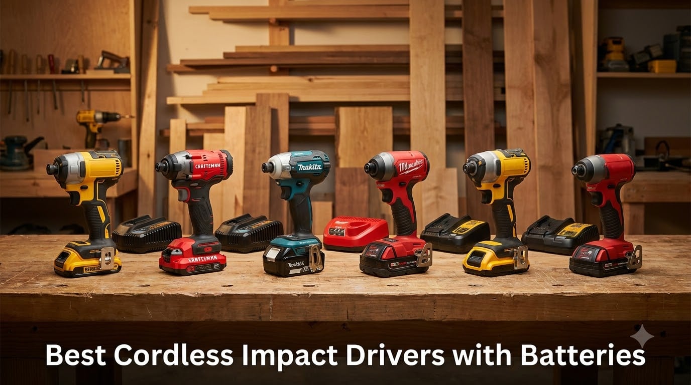 Best Cordless Impact Drivers with Batteries