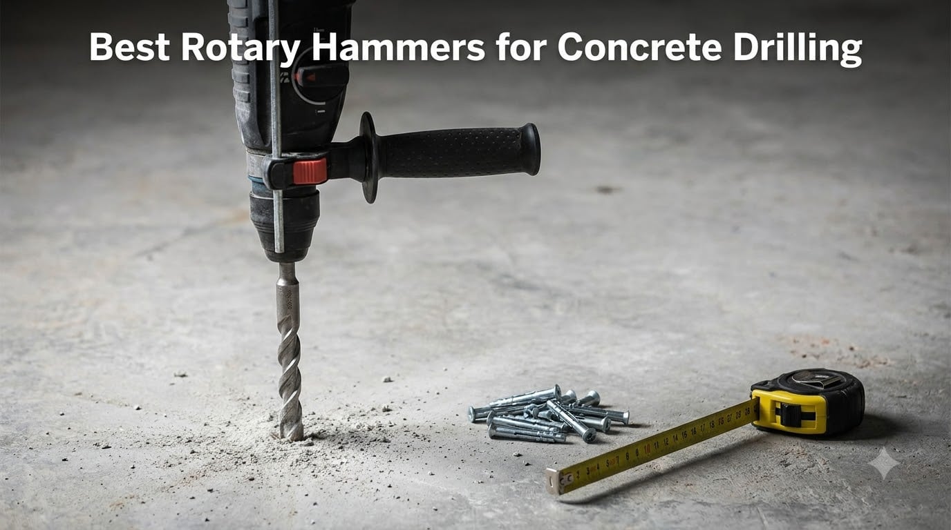 Best Rotary Hammers for Concrete Drilling