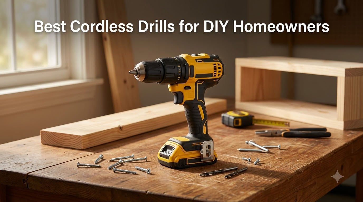 Best Cordless Drills for DIY Homeowners