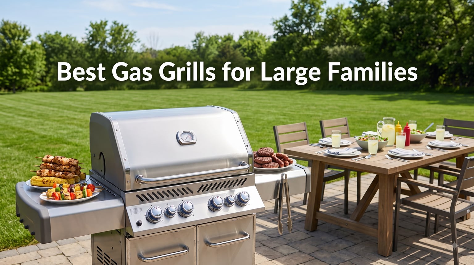 Best Gas Grills for Large Families