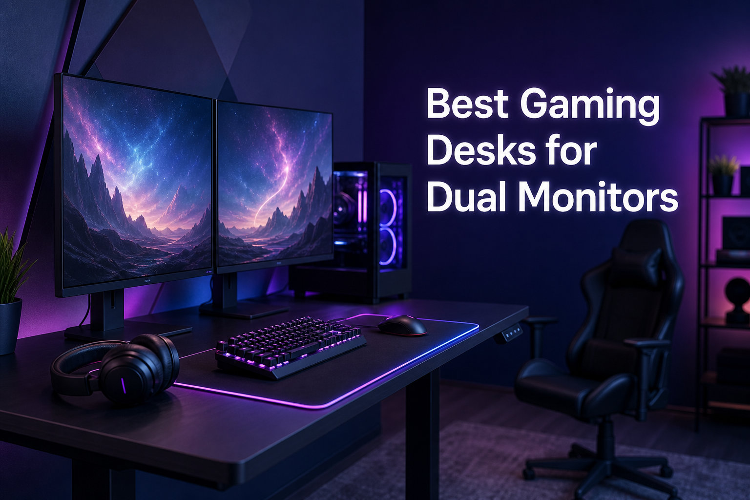 Best Gaming Desks for Dual Monitors