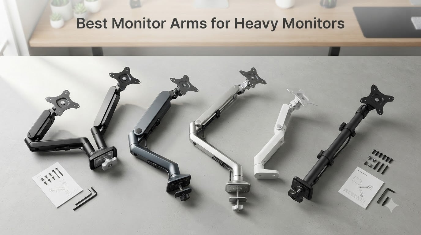 Best Monitor Arms for Heavy Monitors