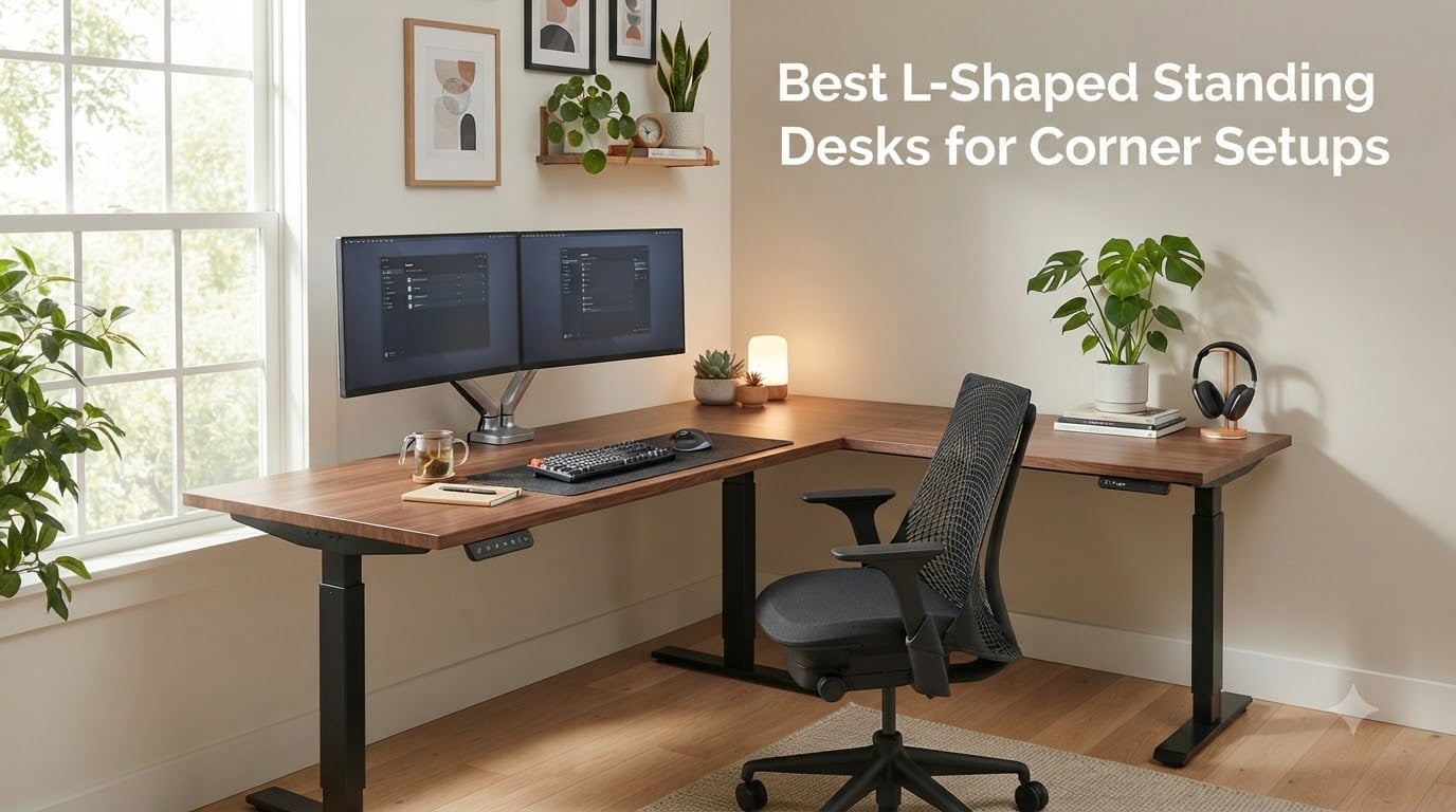 Best L-Shaped Standing Desks for Corner Setups