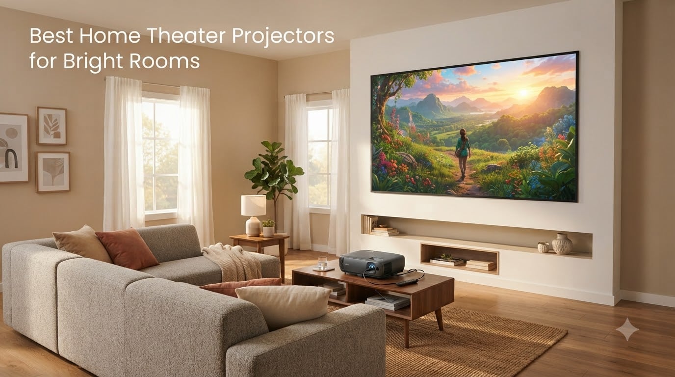 Best Home Theater Projectors for Bright Rooms