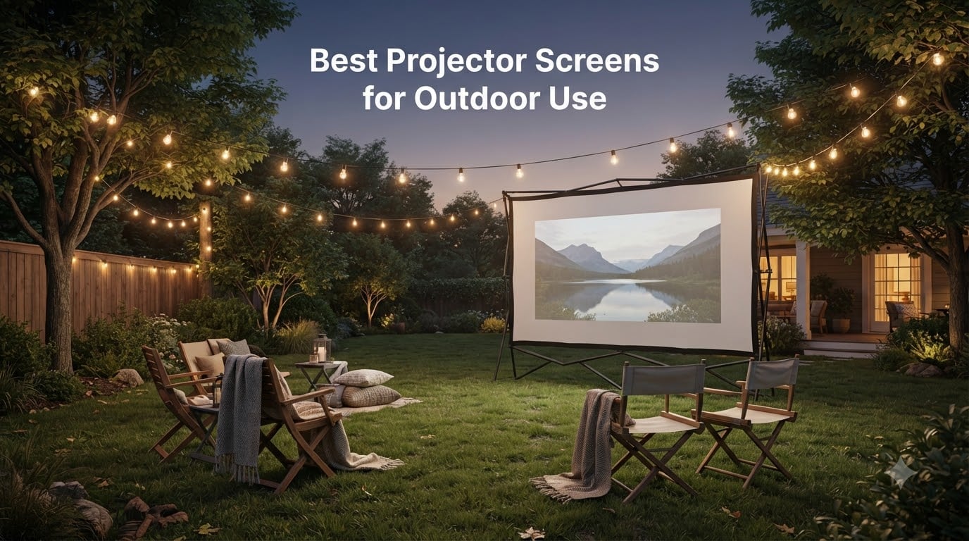 Best Projector Screens for Outdoor Use
