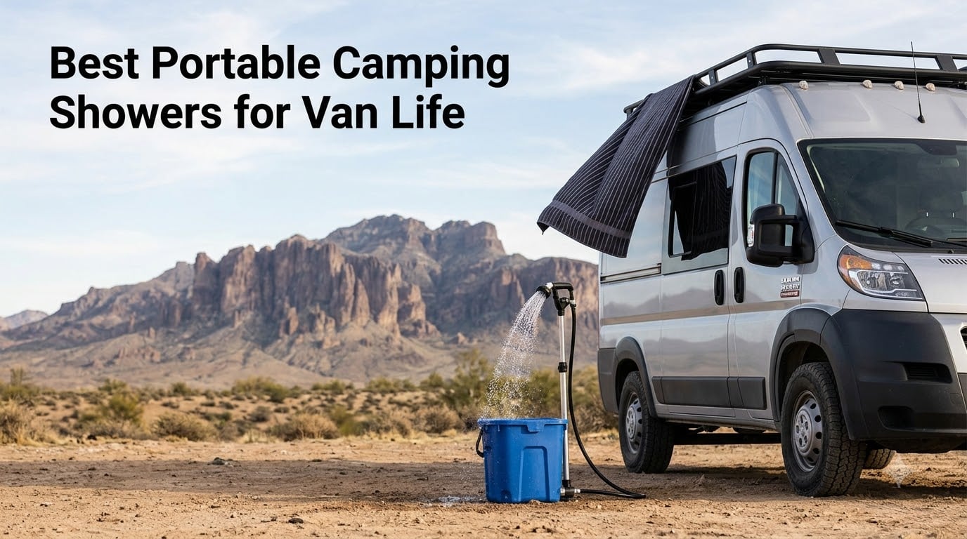 Best Portable Camping Showers for Van Life
