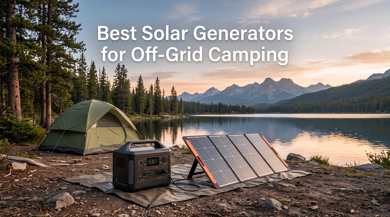 Best Solar Generators for Off-Grid Camping
