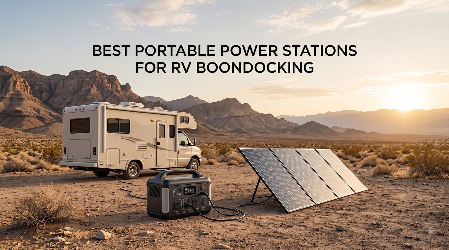 Best Portable Power Stations for RV Boondocking
