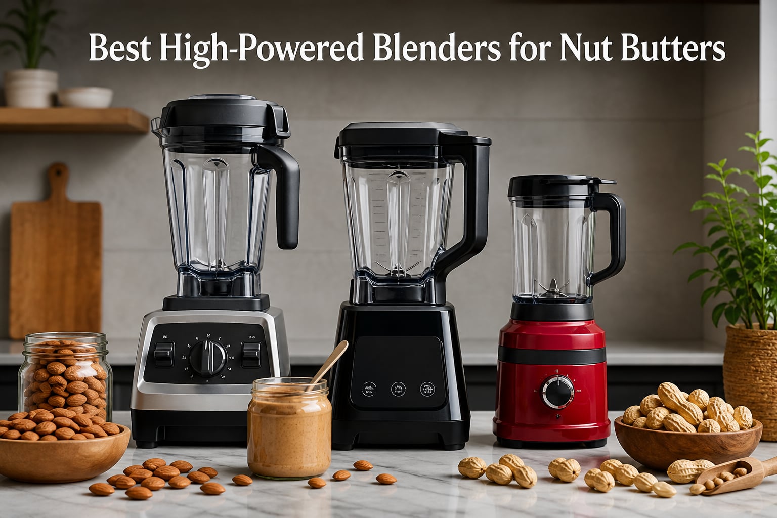 Best High-Powered Blenders for Nut Butters