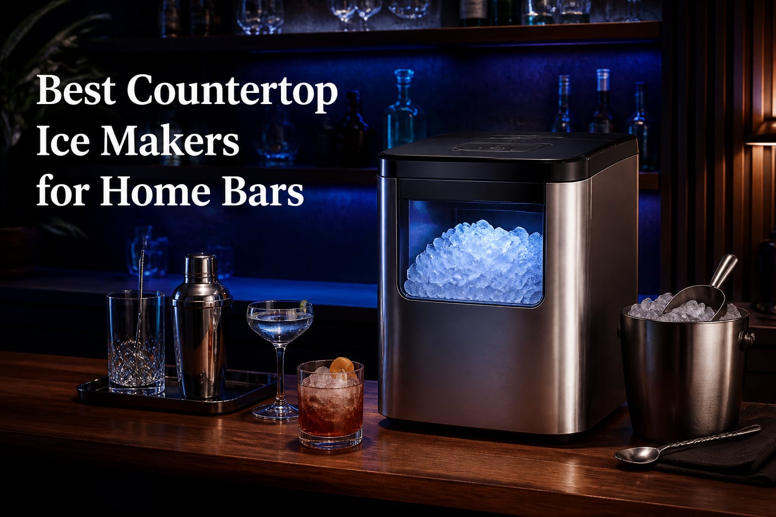 Best Countertop Ice Makers for Home Bars