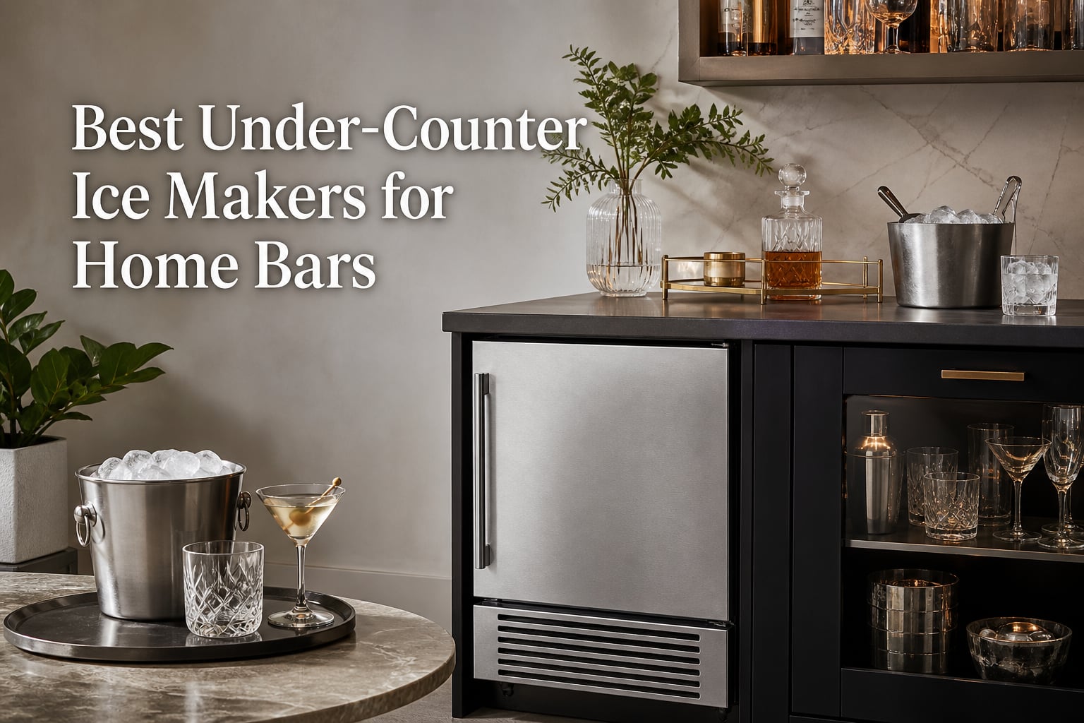 Best Under-Counter Ice Makers for Home Bars