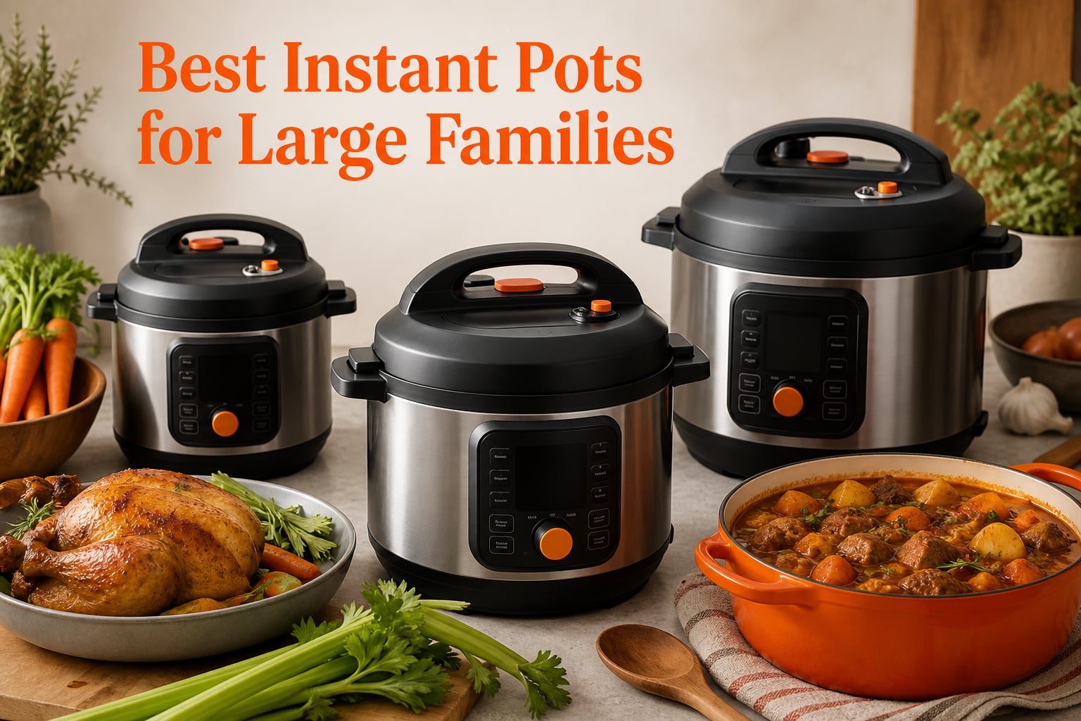 Best Instant Pots for Large Families