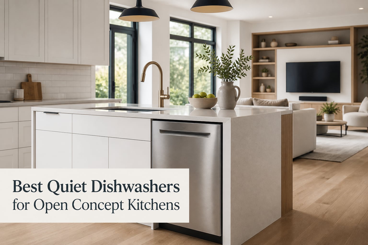 Best Quiet Dishwashers for Open Concept Kitchens