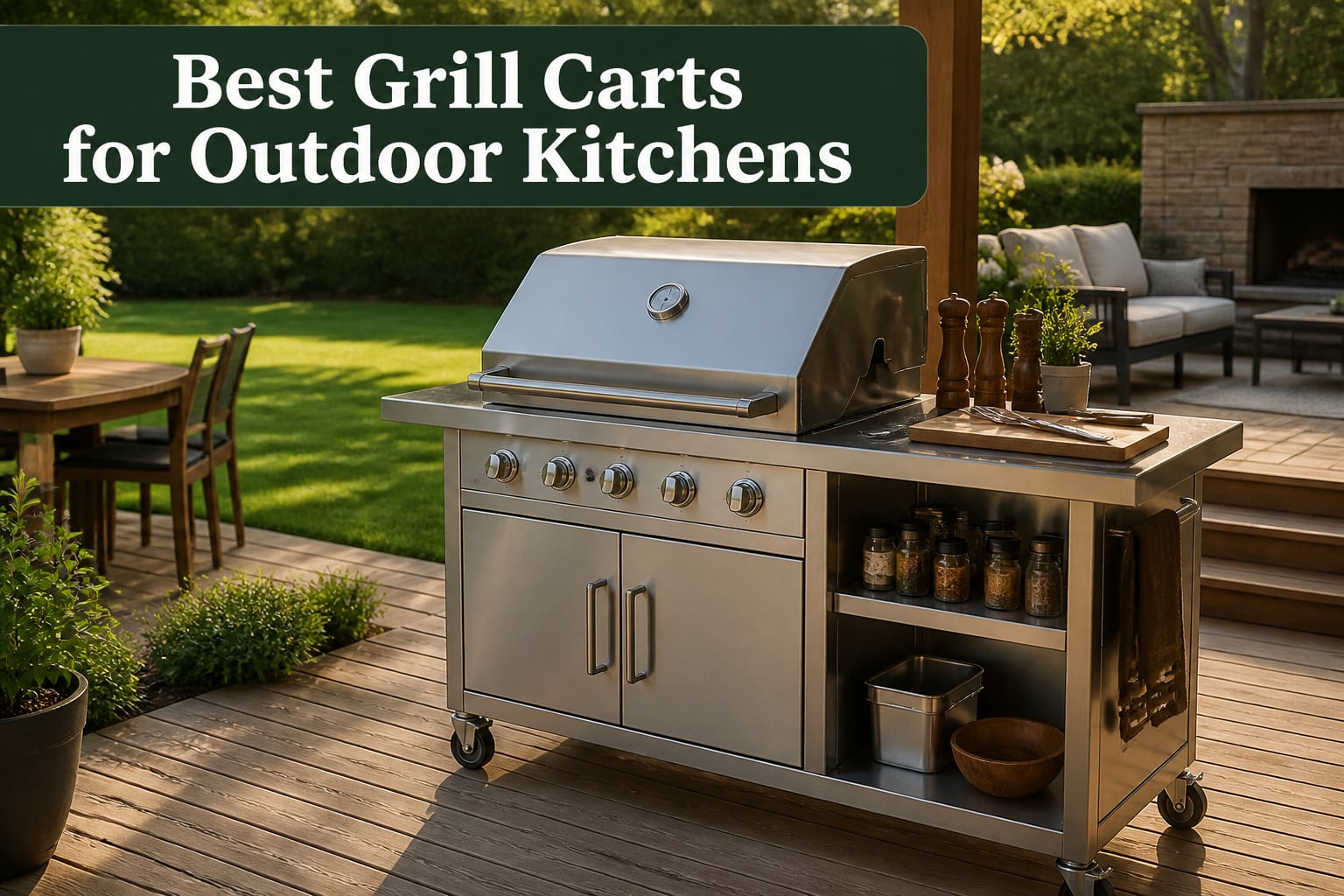 Best Grill Carts for Outdoor Kitchens
