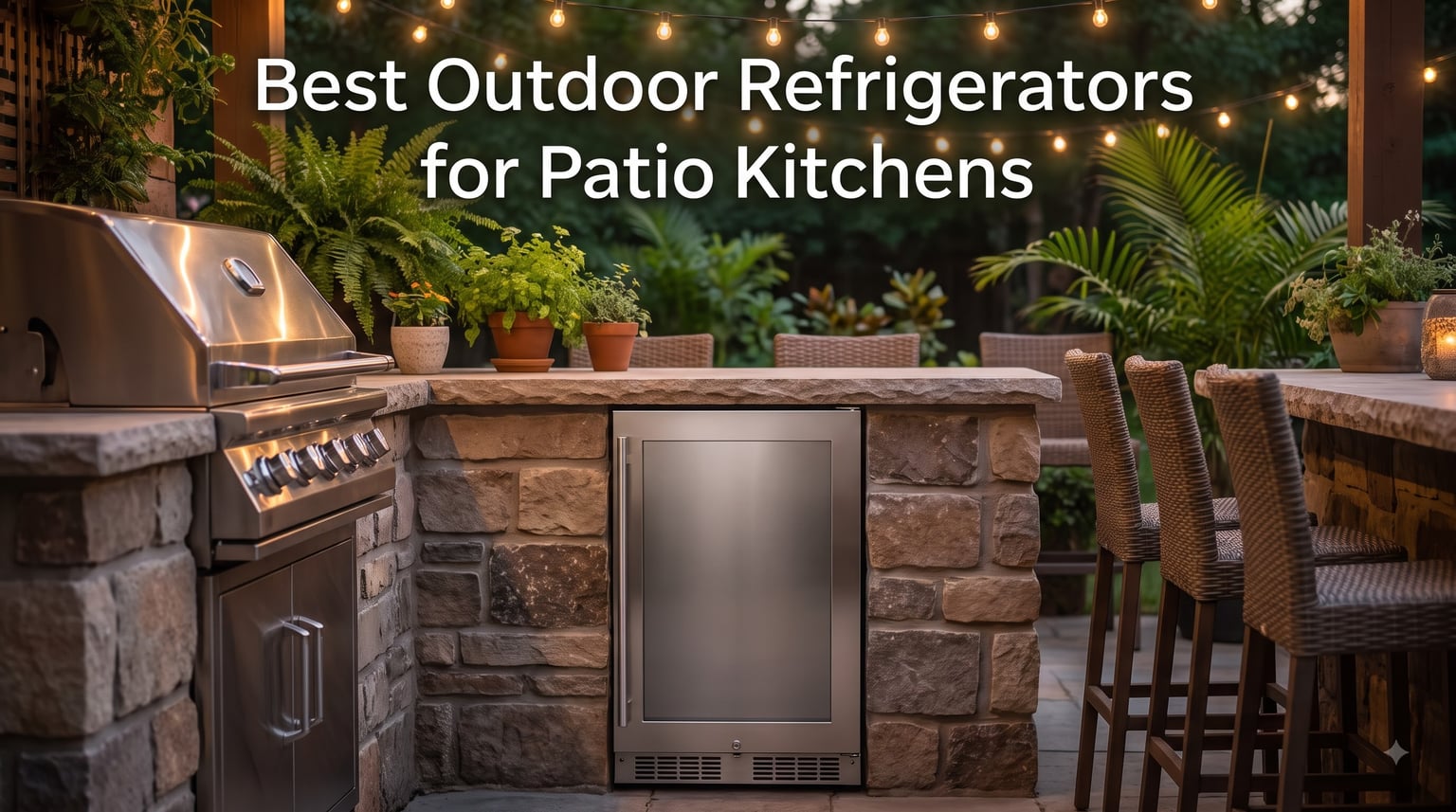 Best Outdoor Refrigerators for Patio Kitchens