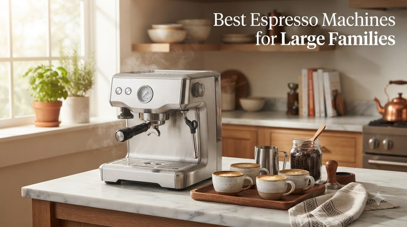 Best Espresso Machines for Large Families