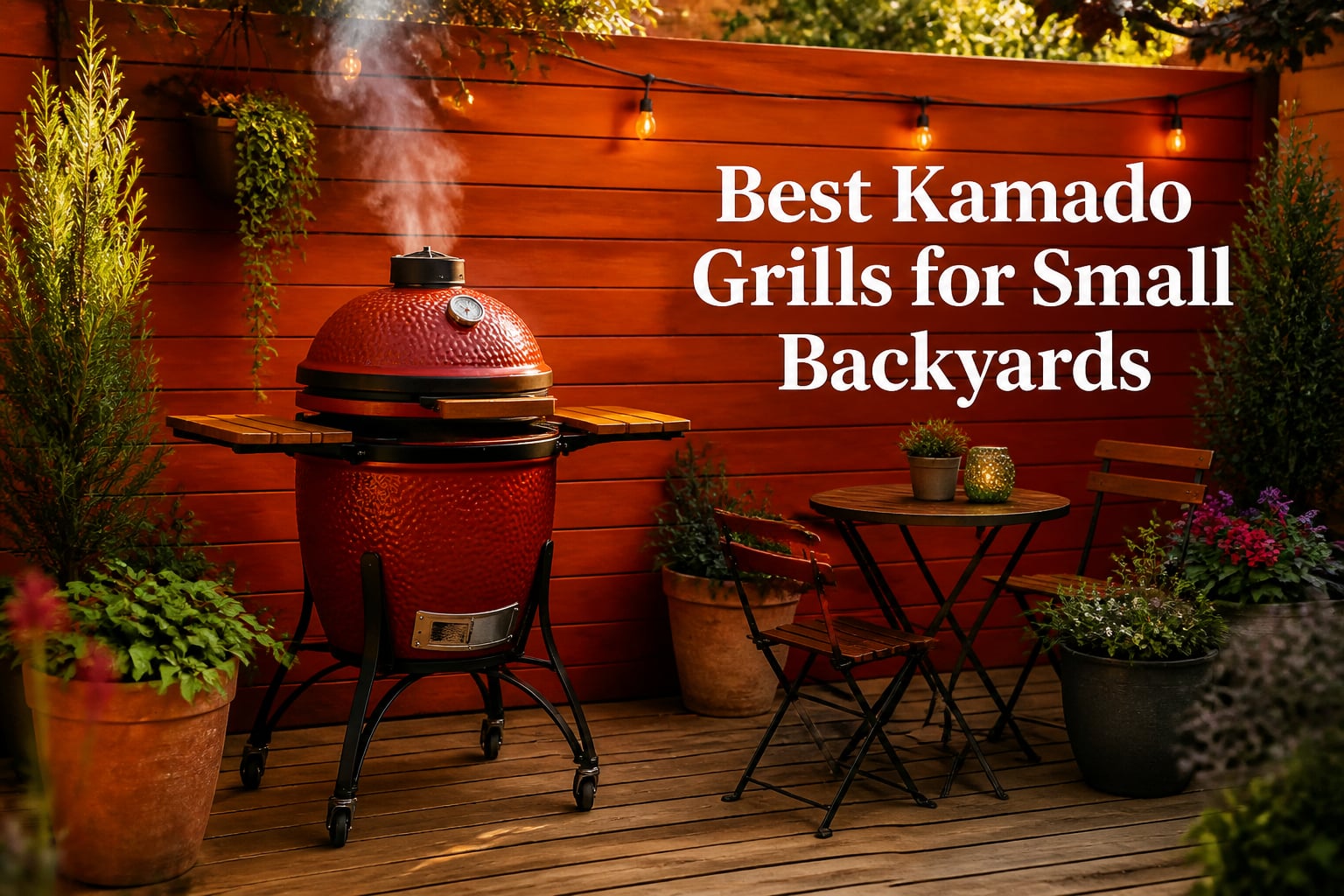 Best Kamado Grills for Small Backyards