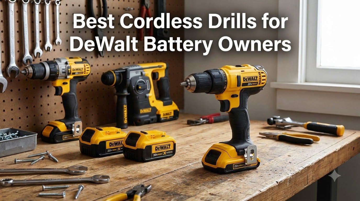 Best Cordless Drills for DeWalt Battery Owners
