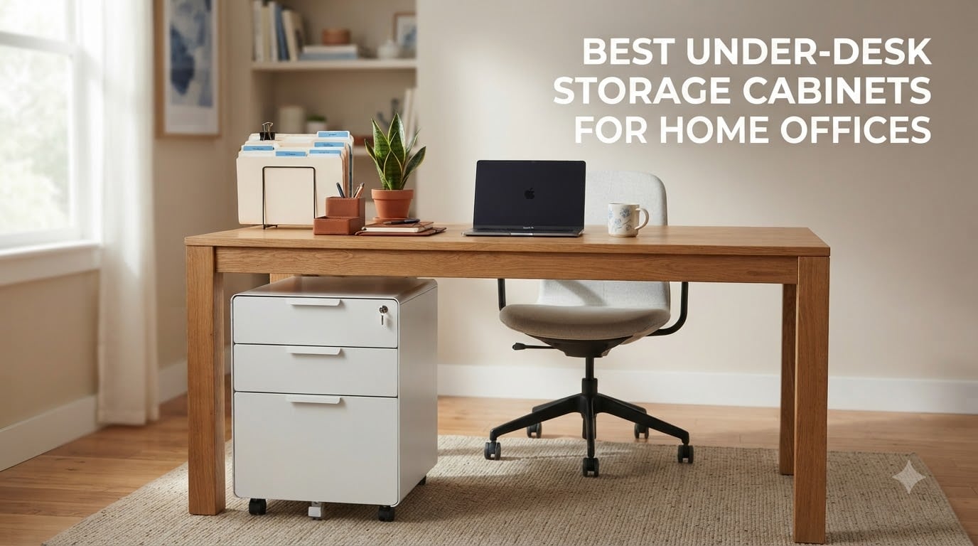 Best Under-Desk Storage Cabinets for Home Offices