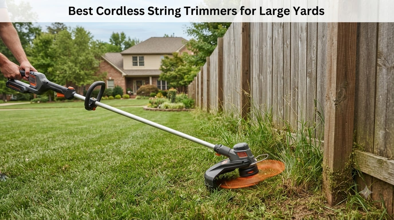 Best Cordless String Trimmers for Large Yards