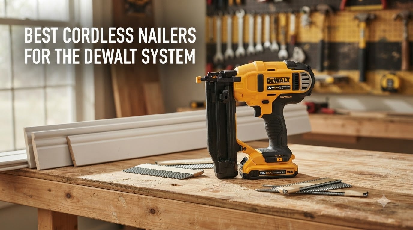 Best Cordless Nailers for the DeWalt System