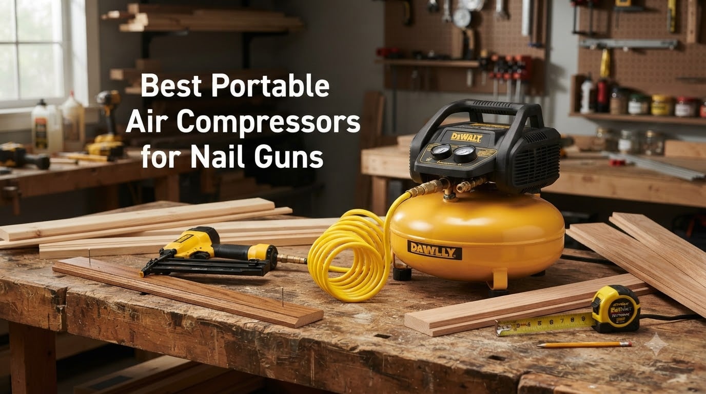 Best Portable Air Compressors for Nail Guns