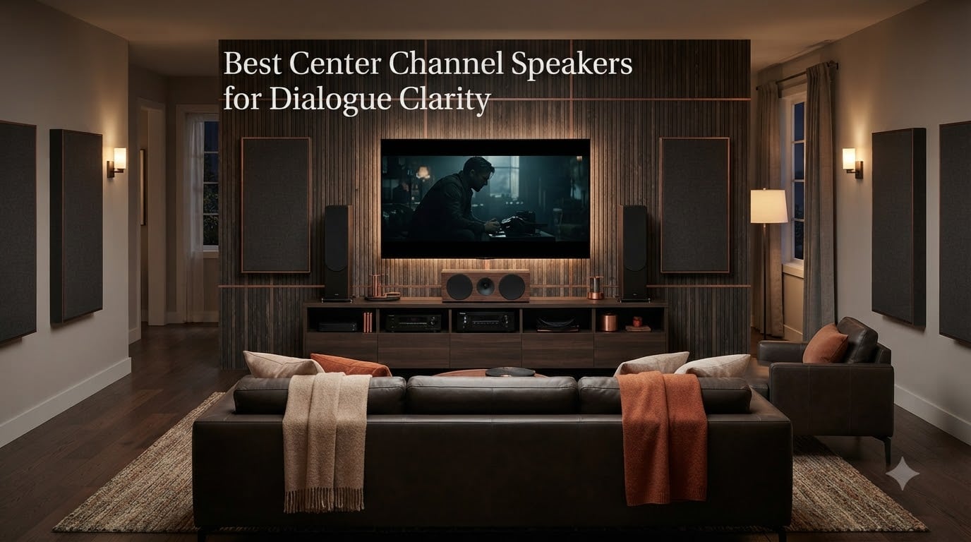 Best Center Channel Speakers for Dialogue Clarity
