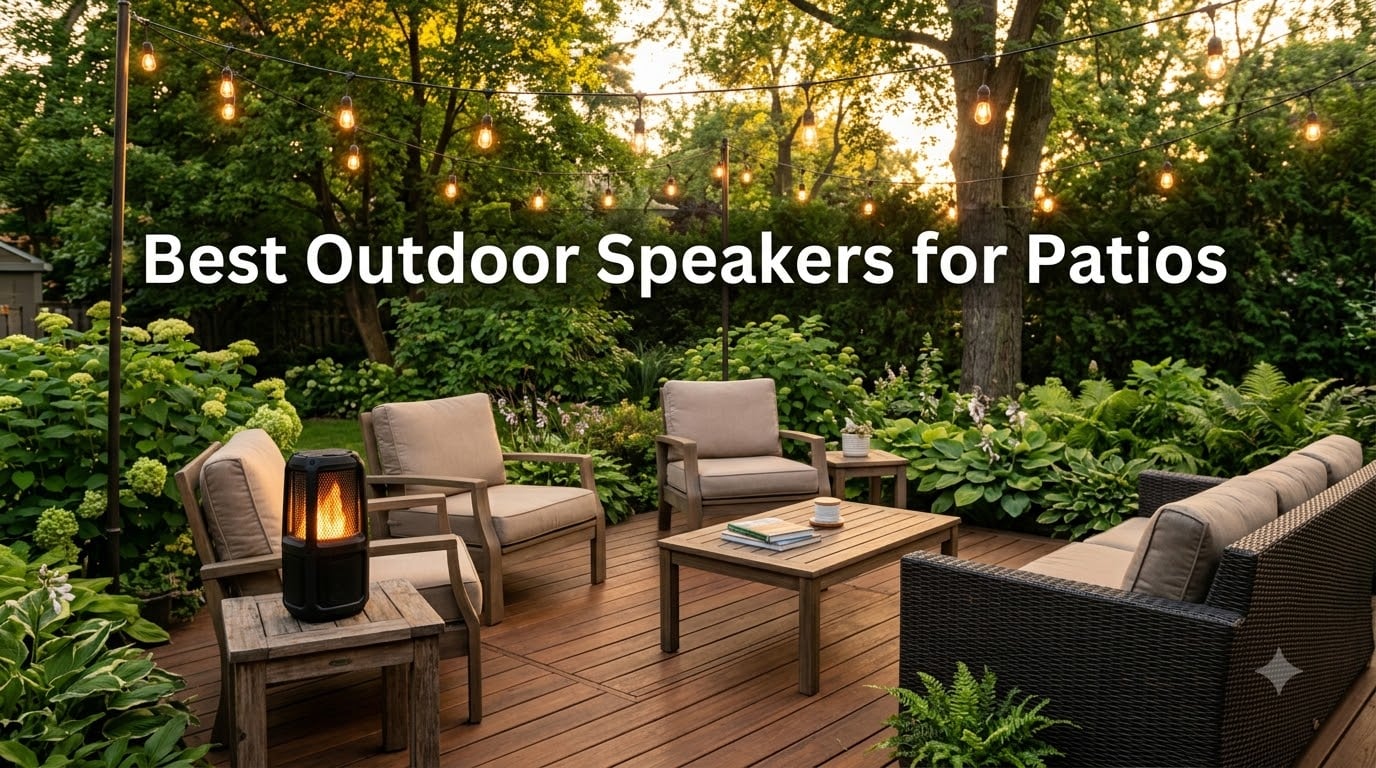 Best Outdoor Speakers for Patios