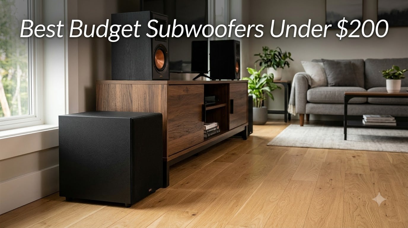 Best Budget Subwoofers Under $200