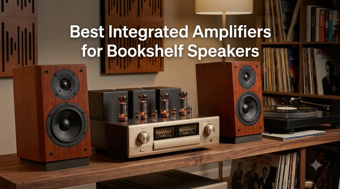 Best Integrated Amplifiers for Bookshelf Speakers