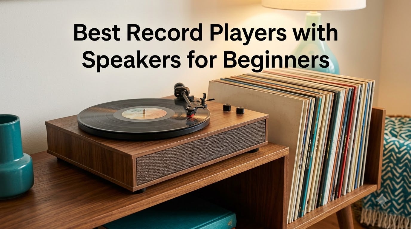 Best Record Players with Speakers for Beginners