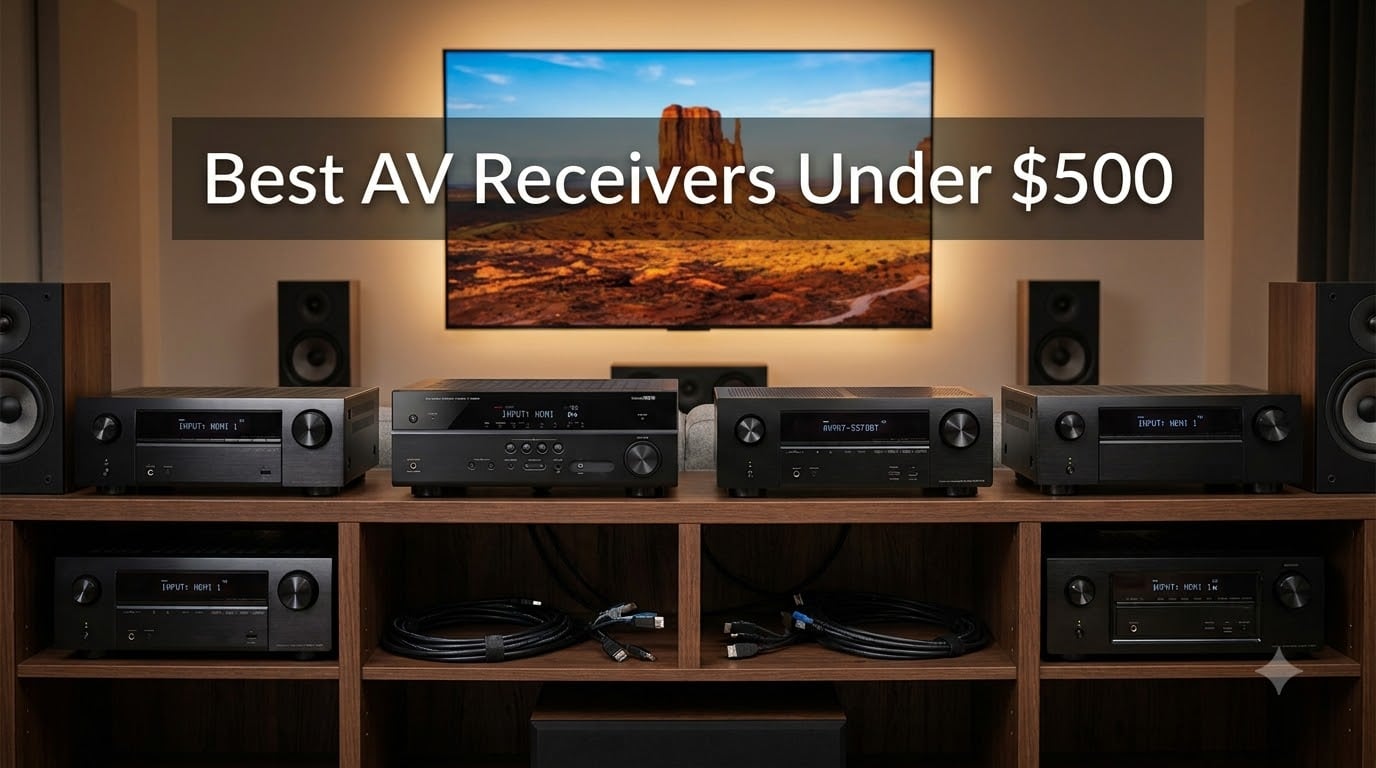 Best AV Receivers Under $500