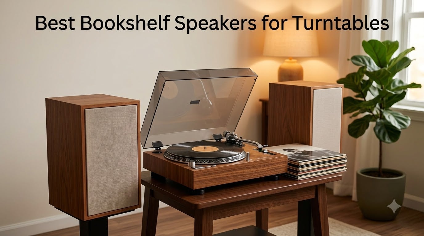 Best Bookshelf Speakers for Turntables