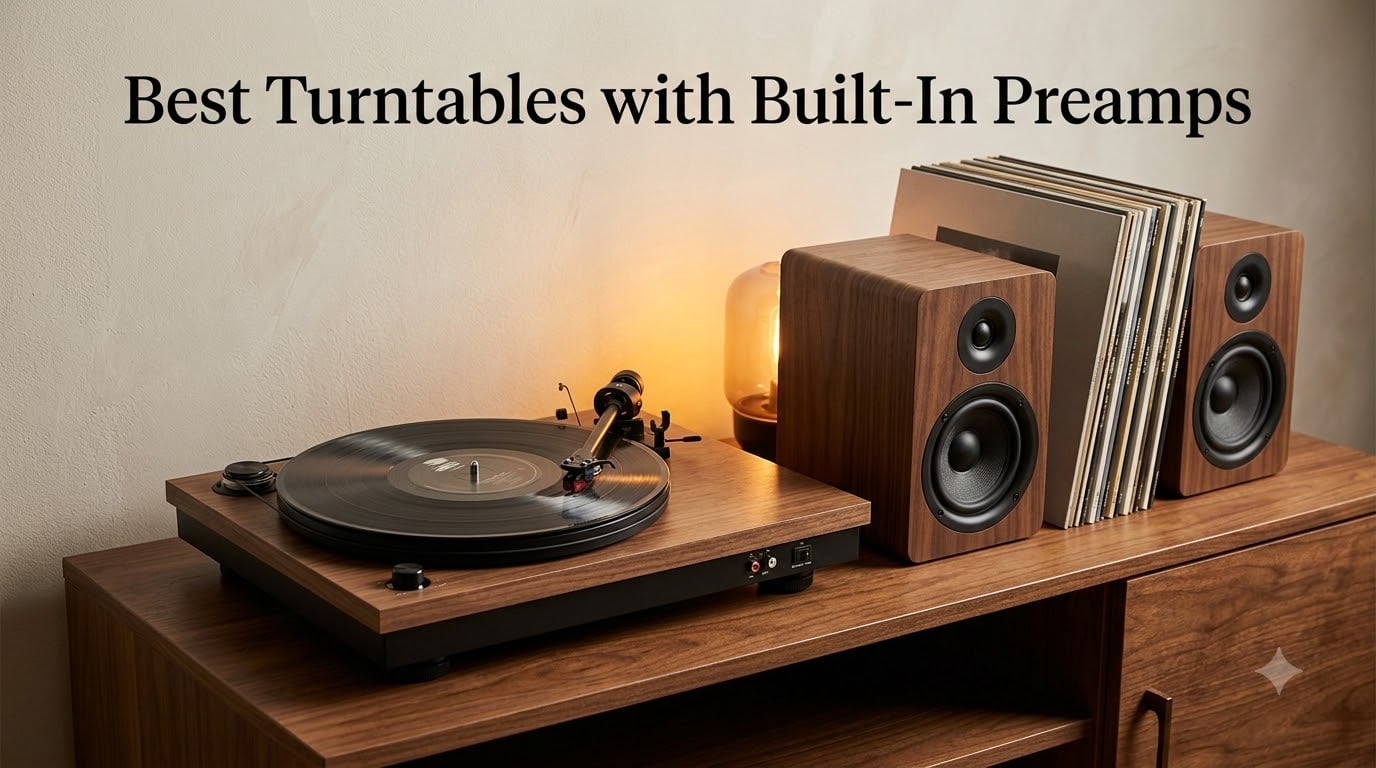 Best Turntables with Built-In Preamps