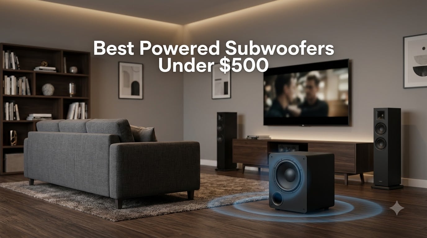 Best Powered Subwoofers Under $500