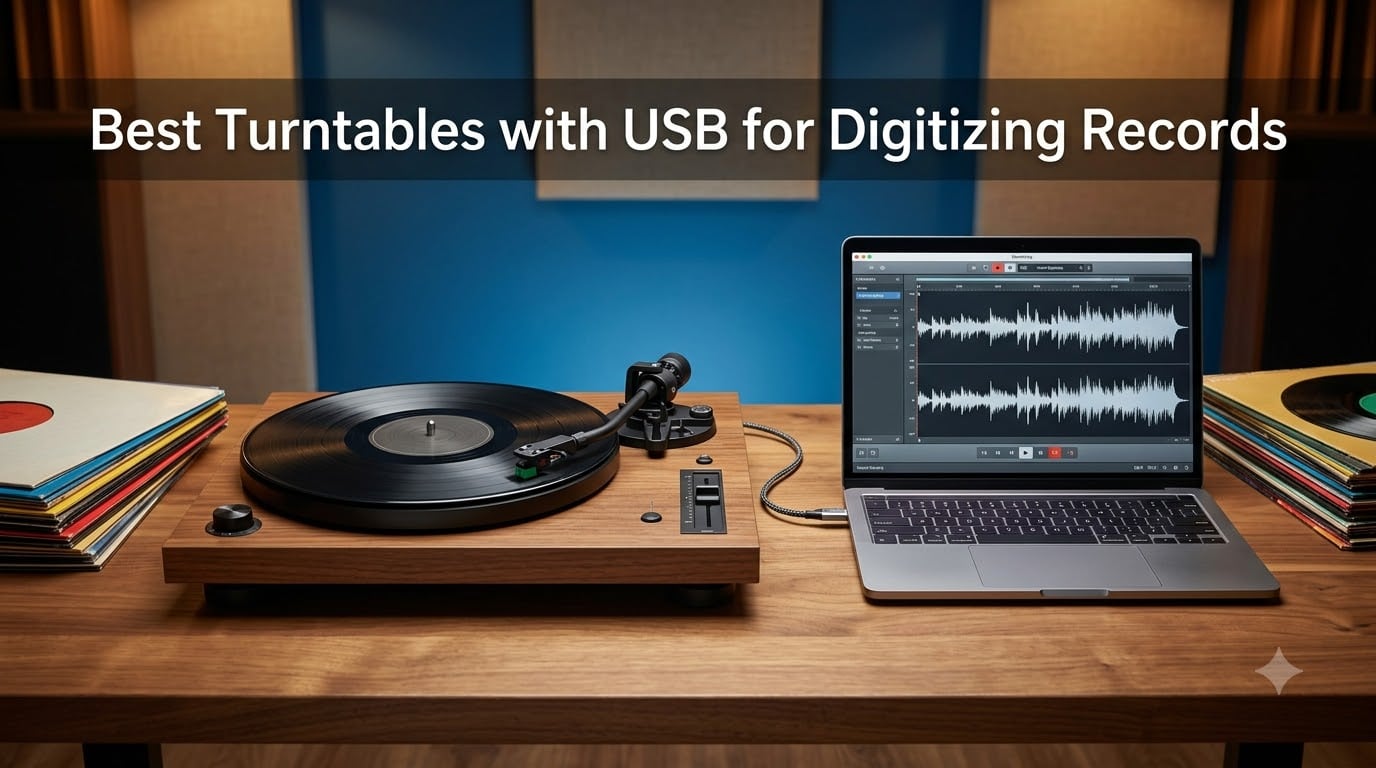 Best Turntables with USB for Digitizing Records